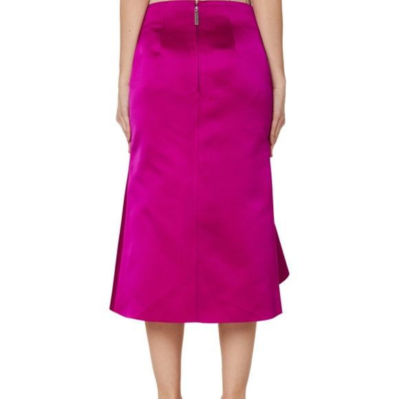 Balenciaga SS19 Pink Silk Godet Peplum Runway Skirt - Picture 11 of 13